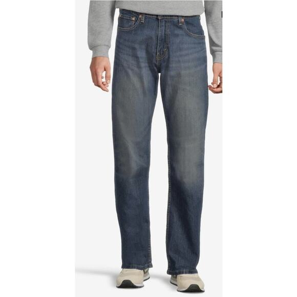 Levi Strauss Levis Mens 569 Loose Straight Blue Wash Denim Jeans Size 30 W31 - Picture 1 of 13